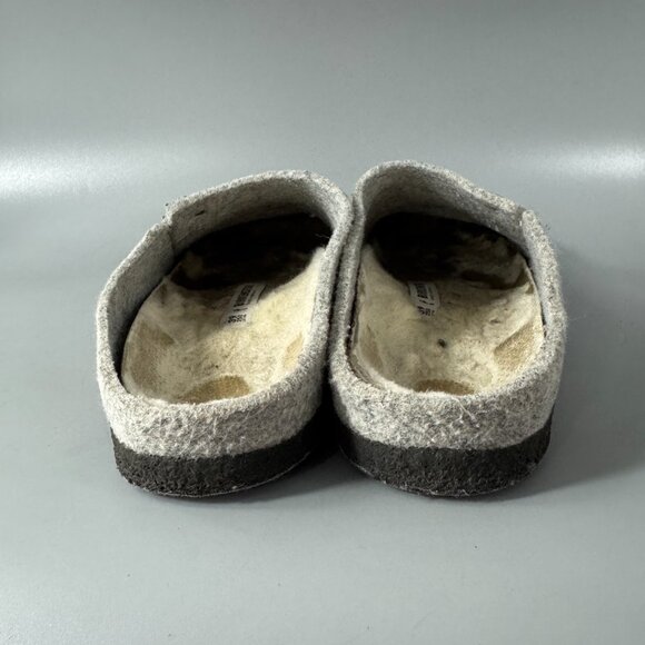Birkenstock Zermatt Shearling Wool Felt, Light Gray, Size 39 - Picture 9 of 15